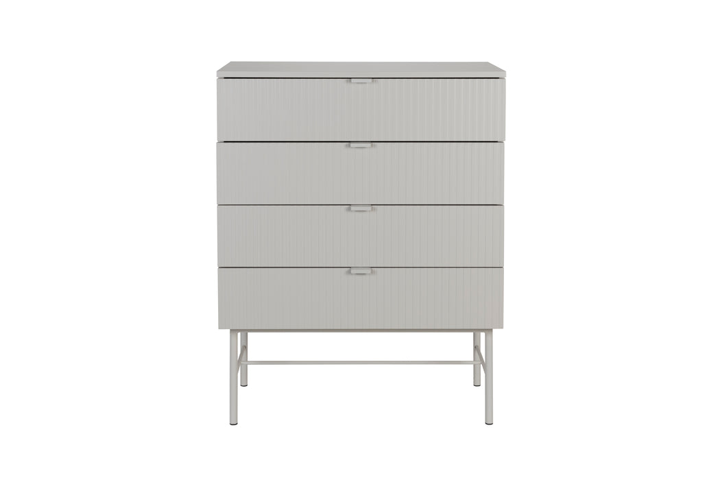 Opbergkast Cayo MDF, Metaal Grijs 40x79 cm-Opbergkasten-Creating Home