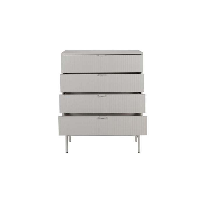 Opbergkast Cayo MDF, Metaal Grijs 40x79 cm-Opbergkasten-Creating Home