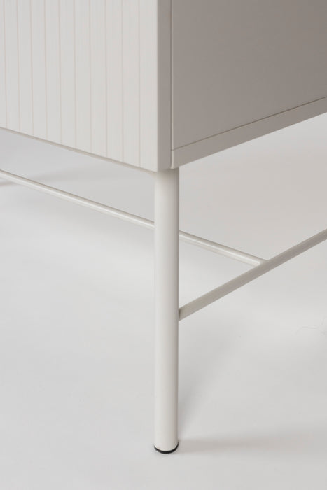 Opbergkast Cayo MDF, Metaal Grijs 40x79 cm-Opbergkasten-Creating Home