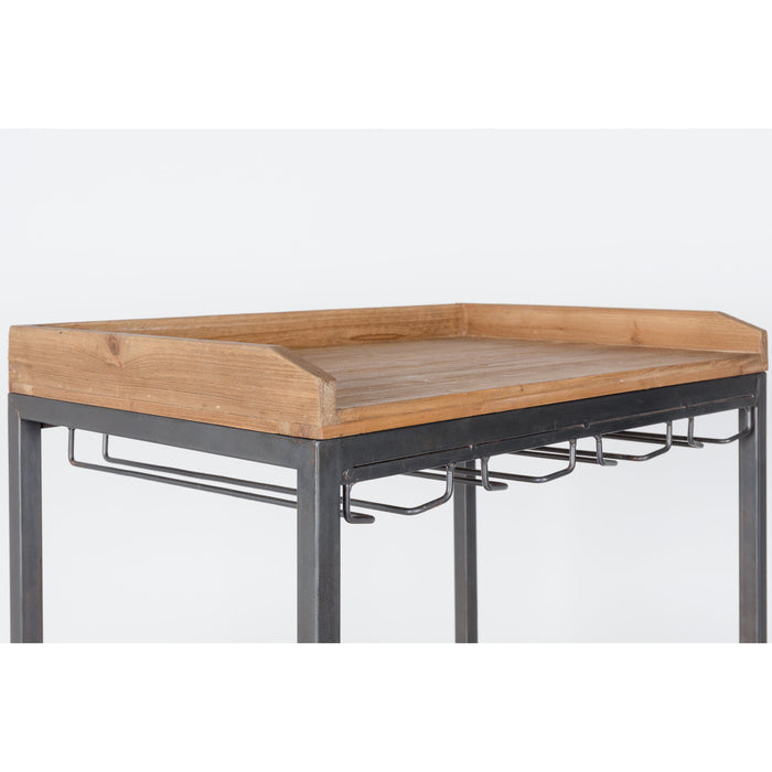Opbergkast Edgar Fir hout, Metaal Bruin 38x56 cm-Opbergkasten-Creating Home