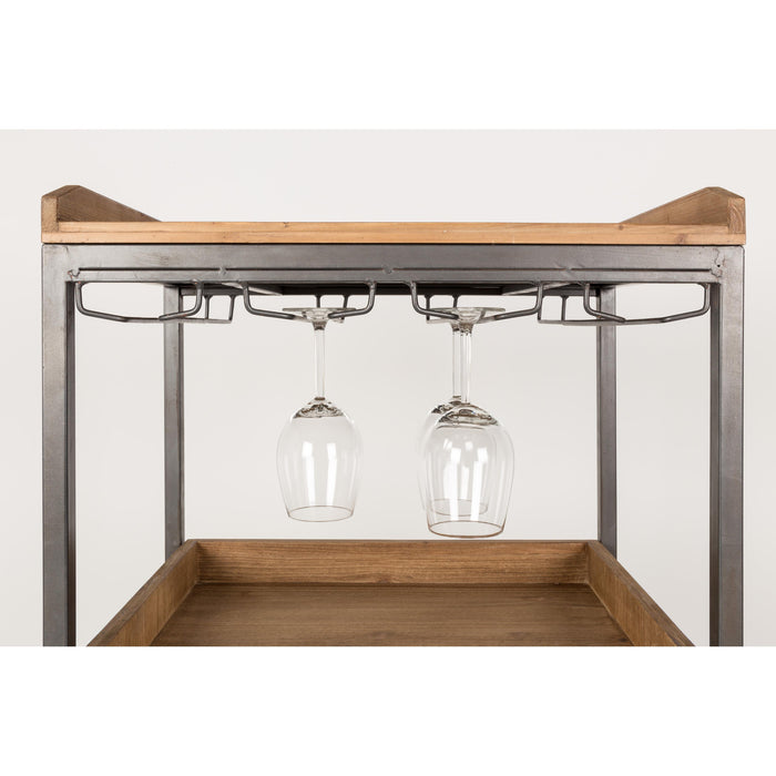 Opbergkast Edgar Fir hout, Metaal Bruin 38x56 cm-Opbergkasten-Creating Home