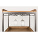 Opbergkast Edgar Fir hout, Metaal Bruin 38x56 cm-Opbergkasten-Creating Home