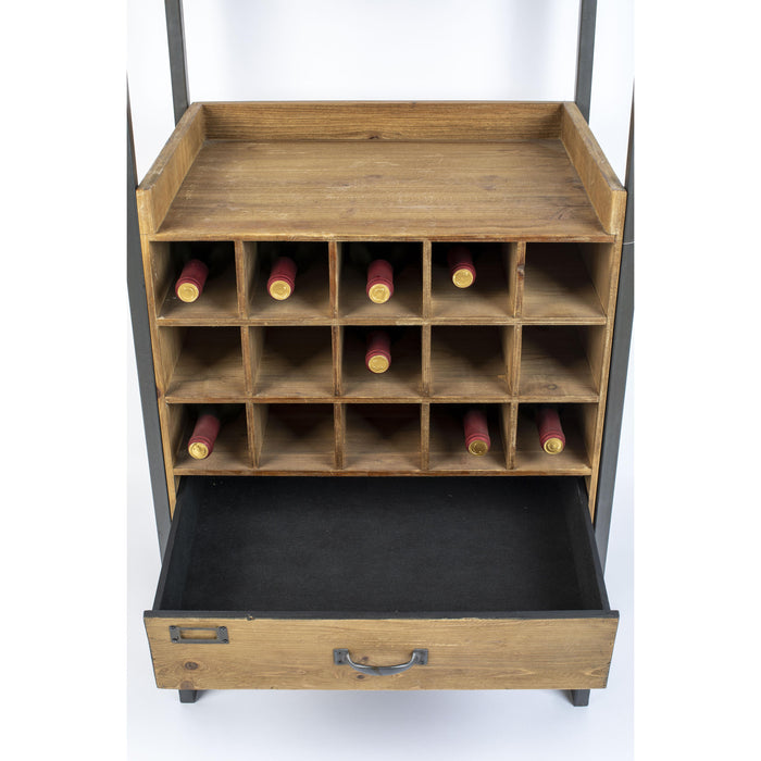 Opbergkast Edgar Fir hout, Metaal Bruin 38x56 cm-Opbergkasten-Creating Home