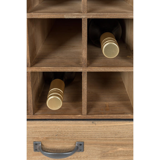 Opbergkast Edgar Fir hout, Metaal Bruin 38x56 cm-Opbergkasten-Creating Home
