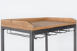 Opbergkast Edgar Fir hout, Metaal Bruin 38x56 cm-Opbergkasten-Creating Home