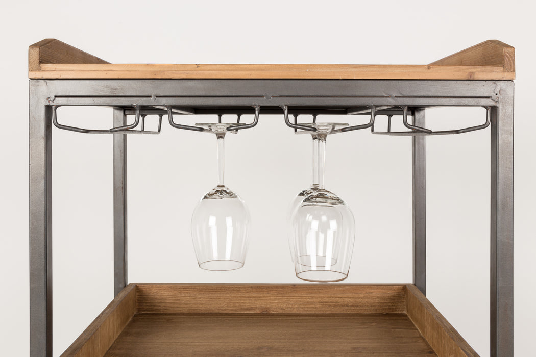 Opbergkast Edgar Fir hout, Metaal Bruin 38x56 cm-Opbergkasten-Creating Home