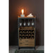 Opbergkast Edgar Fir hout, Metaal Bruin 38x56 cm