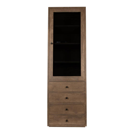 Opbergkast Eiken Kast Armarium 1 Door 4 Drawers Glay-Opbergkasten-PTMD