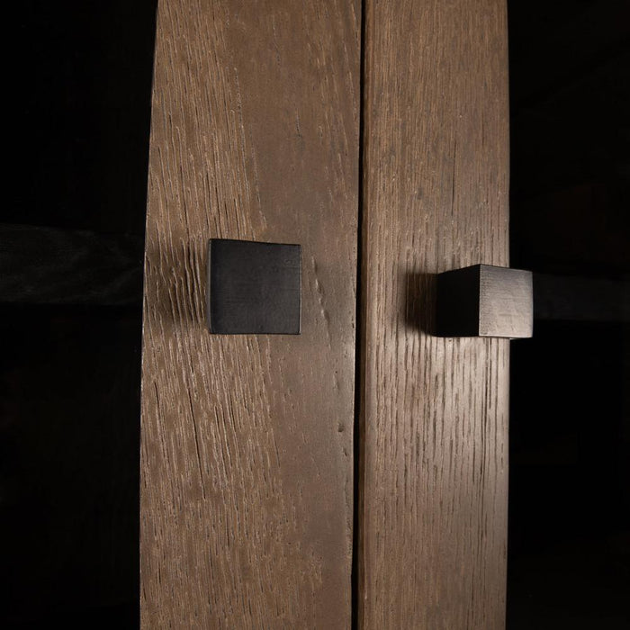 Opbergkast Eiken Kast Armarium 4-deurs Glay-Opbergkasten-PTMD