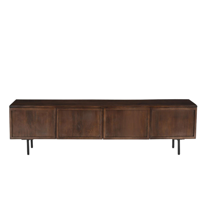 Opbergkast Elan Mangohout Bruin 40x180x50 cm-TV-meubels-Livingfurn