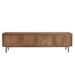 Opbergkast Elan Mangohout Naturel hout 40x180x50 cm-TV-meubels-Livingfurn