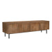 Opbergkast Elan Mangohout Naturel hout 40x180x50 cm-TV-meubels-Livingfurn