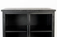 Opbergkast Ferre L Fir veneer, Metaal Zwart 76x35 cm-Opbergkasten-Creating Home
