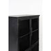 Opbergkast Ferre L Fir veneer, Metaal Zwart 76x35 cm