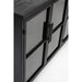 Opbergkast Ferre Low Fir veneer, Metaal Zwart 120x35 cm-Opbergkasten-Creating Home