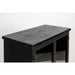 Opbergkast Ferre M Fir veneer, Metaal Zwart 35x65 cm