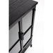 Opbergkast Ferre M Fir veneer, Metaal Zwart 35x65 cm