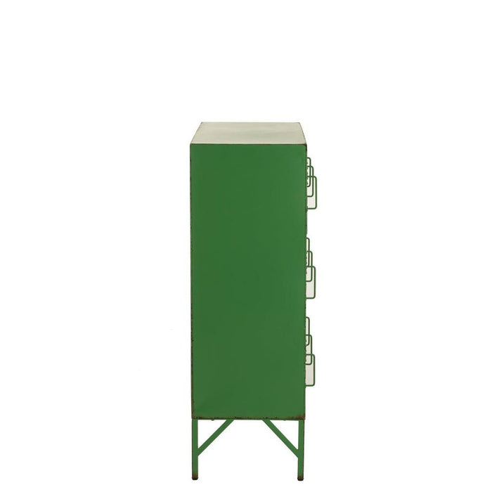 Opbergkast Groen Ijzer 42x86 cm-Opbergkasten-J-Line