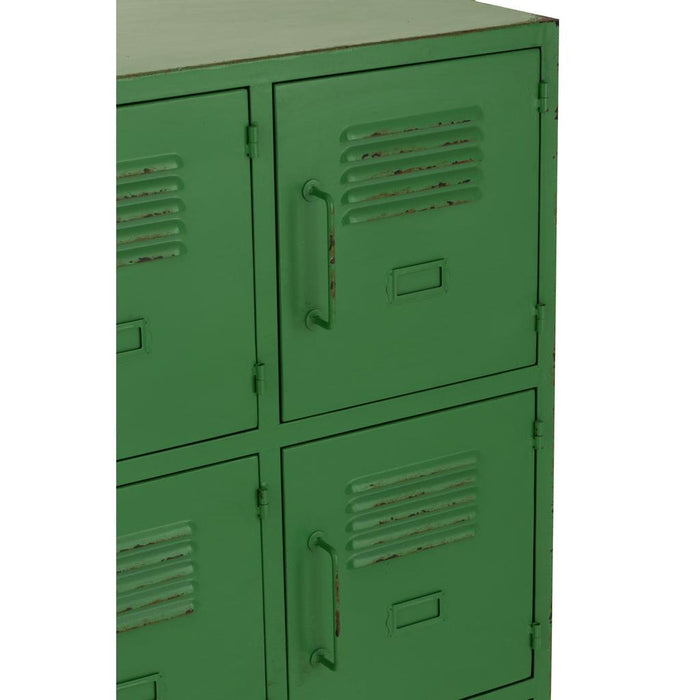 Opbergkast Groen Ijzer 42x86 cm-Opbergkasten-J-Line