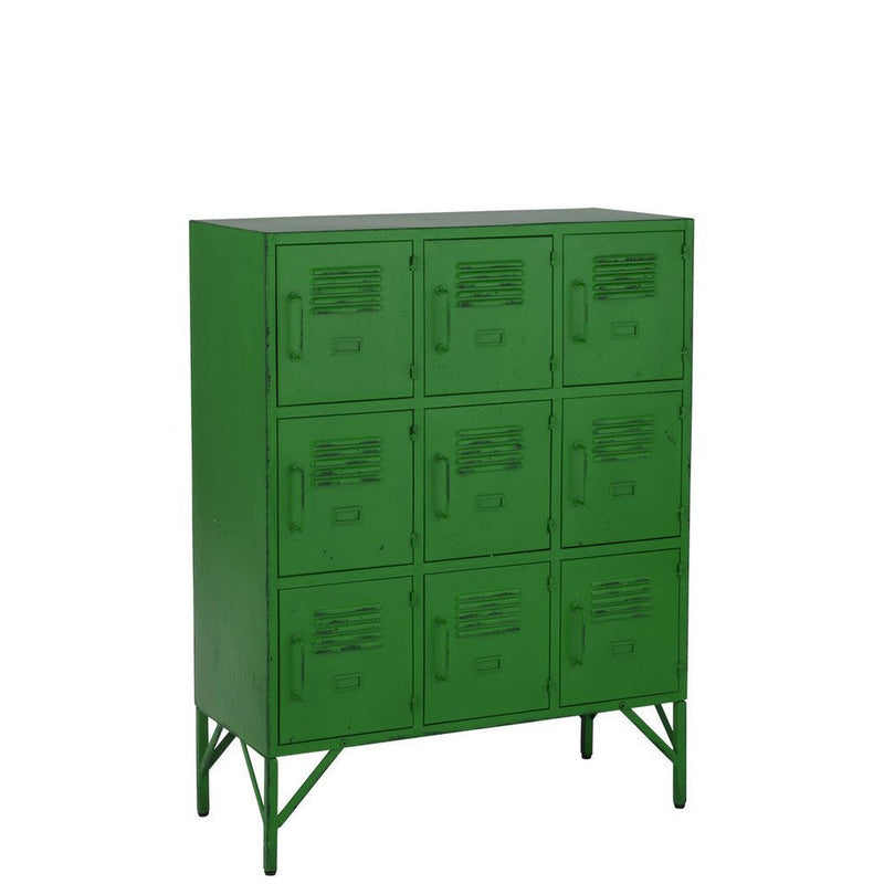 Opbergkast Groen Ijzer 42x86 cm-Opbergkasten-J-Line