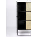 Opbergkast Guuji High 2do MDF, Metaal Zwart 70x38 cm-Opbergkasten-Creating Home