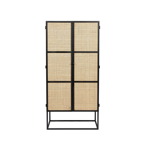 Opbergkast Guuji High 2do MDF, Metaal Zwart 70x38 cm-Opbergkasten-Creating Home