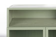 Opbergkast Herbe Large MDF, Metaal Groen 35x60 cm-Opbergkasten-Creating Home