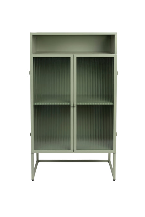 Opbergkast Herbe Large MDF, Metaal Groen 35x60 cm-Opbergkasten-Creating Home