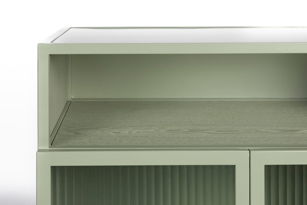 Opbergkast Herbe Large MDF, Metaal Groen 35x60 cm-Opbergkasten-Creating Home