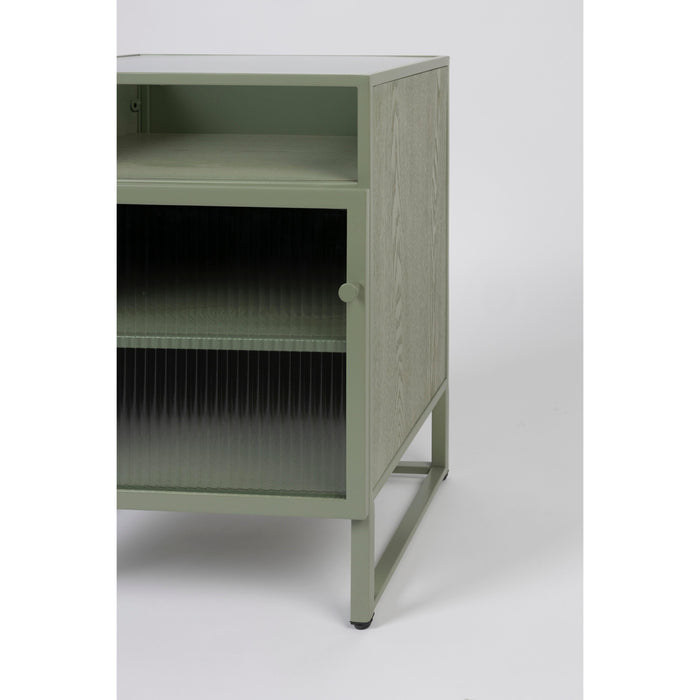 Opbergkast Herbe Small MDF, Metaal Groen 45x38 cm-Opbergkasten-Creating Home