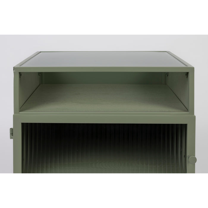 Opbergkast Herbe Small MDF, Metaal Groen 45x38 cm-Opbergkasten-Creating Home