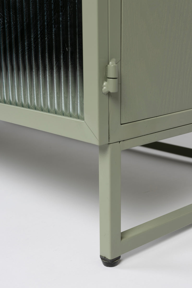 Opbergkast Herbe Small MDF, Metaal Groen 45x38 cm-Opbergkasten-Creating Home