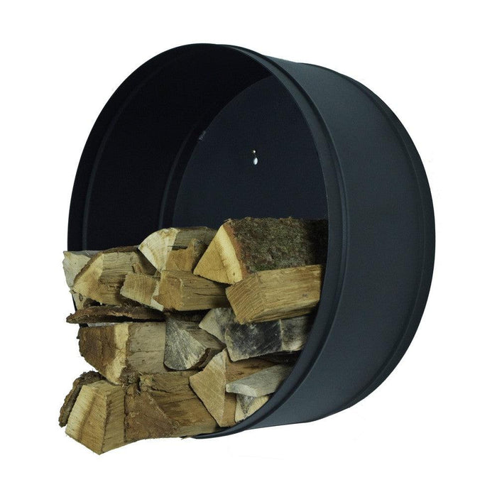 Opbergkast Houtopslag BANSHEE Staal Zwart 60x33x60cm Spinder-Opbergkasten-Spinder