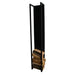 Opbergkast Houtopslag CUBIC Staal Zwart 30x24x167cm Spinder-Opbergkasten-Spinder