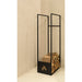 Opbergkast Houtopslag LUMBER LOCKER L Staal Zwart 40x62.2x150cm-Opbergkasten-Spinder