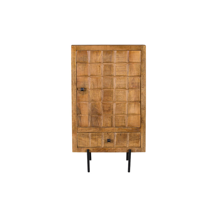 Opbergkast Kabinet Kast Brandy 1 deur 1 lade 60x40x103 cm-Opbergkasten-Starfurn