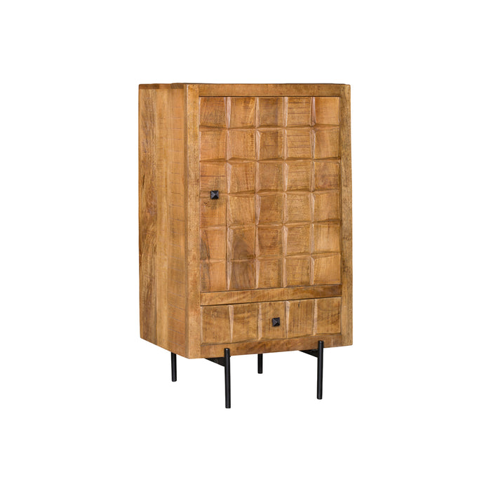 Opbergkast Kabinet Kast Brandy 1 deur 1 lade 60x40x103 cm-Opbergkasten-Starfurn
