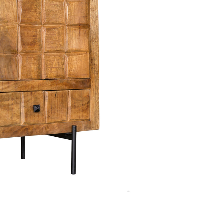 Opbergkast Kabinet Kast Brandy 1 deur 1 lade 60x40x103 cm-Opbergkasten-Starfurn