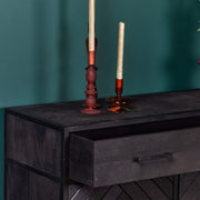 Opbergkast Kabinet kast New York Mangohout en staal 100 cm-Opbergkasten-Starfurn