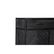 Opbergkast Kabinet kast New York Mangohout en staal 100 cm-Opbergkasten-Starfurn