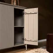 Opbergkast Kabinet kast Solana 115 cm Taupe 115x45x100 cm-Opbergkasten-Starfurn