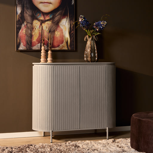 Opbergkast Kabinet kast Solana 115 cm Taupe 115x45x100 cm-Opbergkasten-Starfurn