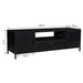 Opbergkast Kala Mangohout Zwart 160x45x45 cm-TV-meubels-Livingfurn
