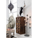 Opbergkast Kast Brut Gerecycled Hout Bruin 38x34x82 cm-Opbergkasten-J-Line