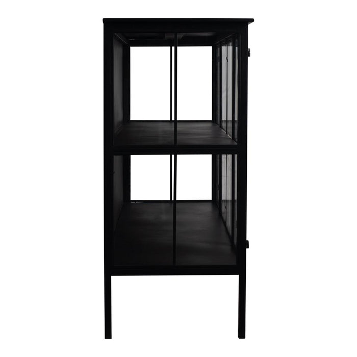 Opbergkast Kast Cave Zwart 41x140 cm-Opbergkasten-PTMD
