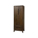 Opbergkast Kast Cortez Mangohout Bruin 40x75x200 cm-Opbergkasten-Livingfurn