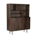 Opbergkast Kast Elan Mangohout Bruin 45x135x170 cm-Opbergkasten-Livingfurn