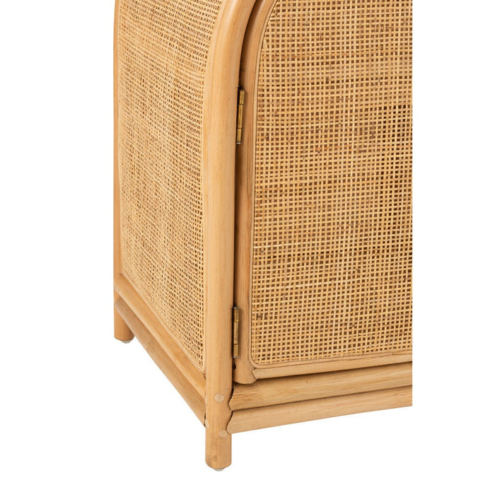 Opbergkast Kast Ellen Klein Plyhout, Rotan Naturel 38x34x60 cm-Opbergkasten-J-Line