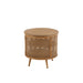 Opbergkast Kast Fir Hout, Metaal Bruin 59x59x58 cm-Opbergkasten-J-Line