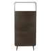 Opbergkast Kast Hoog Lades Fir Hout, Metaal Naturel 80x35x180 cm-Opbergkasten-J-Line